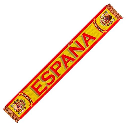 Durabol Bufanda de España 130x20cm para aficionados de fútbol | Ya disponible en tu tienda friki favorita! En mundofriki.es!