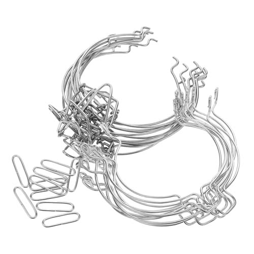 ZUNOXAZ 10pezzi Fibbia di Fissaggio in Inossidabile per Barattoli di Vetro Chiusura Ermetica Clip Molla per Conservazione e Barattoli per Alimenti