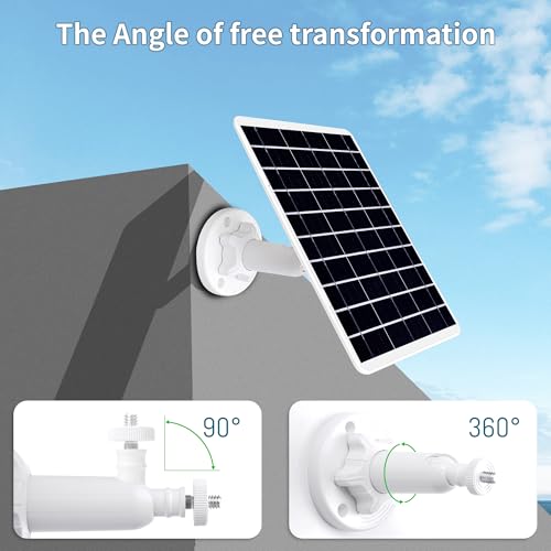 image for DFTIM 2-Pack 8W Solar Panel Compatible with Google Nest Camera Outdoor