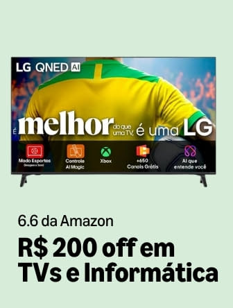 Cupom Amazon SmartTVs