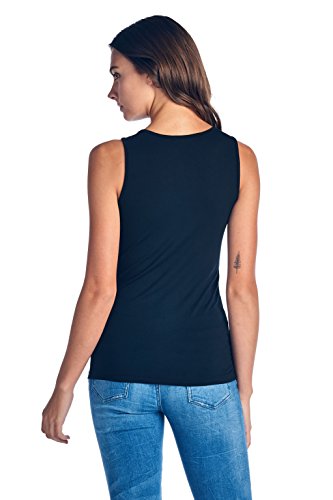 Solid Extra Soft Viscose Made from Bamboo Sleeveless Tank Top Undershirt for Women3