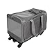 Airline Approved Dog Carrier, Foldable Rolling Pet Carrier for Dogs Cats Animal Travel Bag TSA Approved Pet Carrier in Cabin Pet Carrier with Wheels for Flight Camping Outdoor