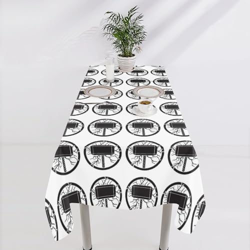 Nappe Viking impression 3D nappe rectangulaire cuisine salle à manger couverture table durable