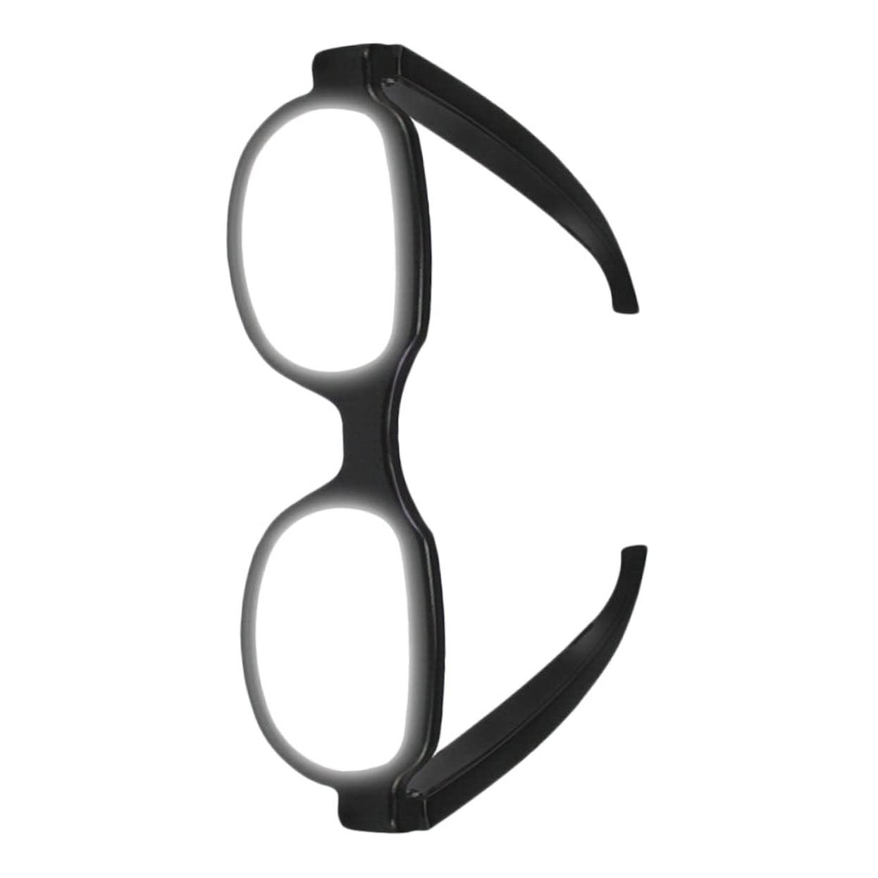 COLLBATH Gafas LED Luminosas Recargables Usb, Diseño Novedoso y Ligero de Plástico Negro para Carnaval y Ktv, Accesorio Divertido y Único Color Aleatorio