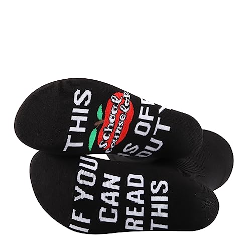 Cadeau enseignant chaussettes conseiller scolaire amusantes