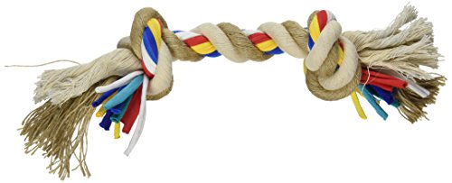 Kole KI-DI245 Colorful Knotted Pet Rope Toy, Medium