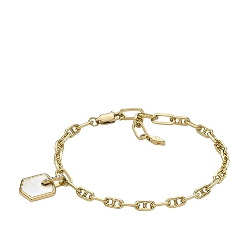 Image of Fossil Women's Stainless Steel Chain Bracelet