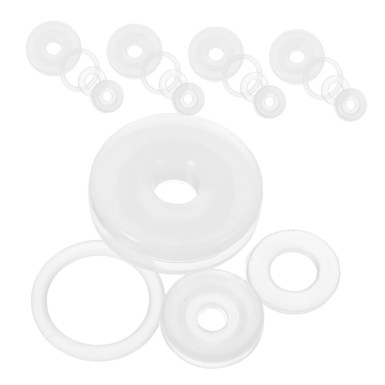 GRIRIW 20PCS Pressure Cooker Float Valve Gaskets High Temperature Sealing Caps for Electric Cookers Easy Installation Replacement Parts