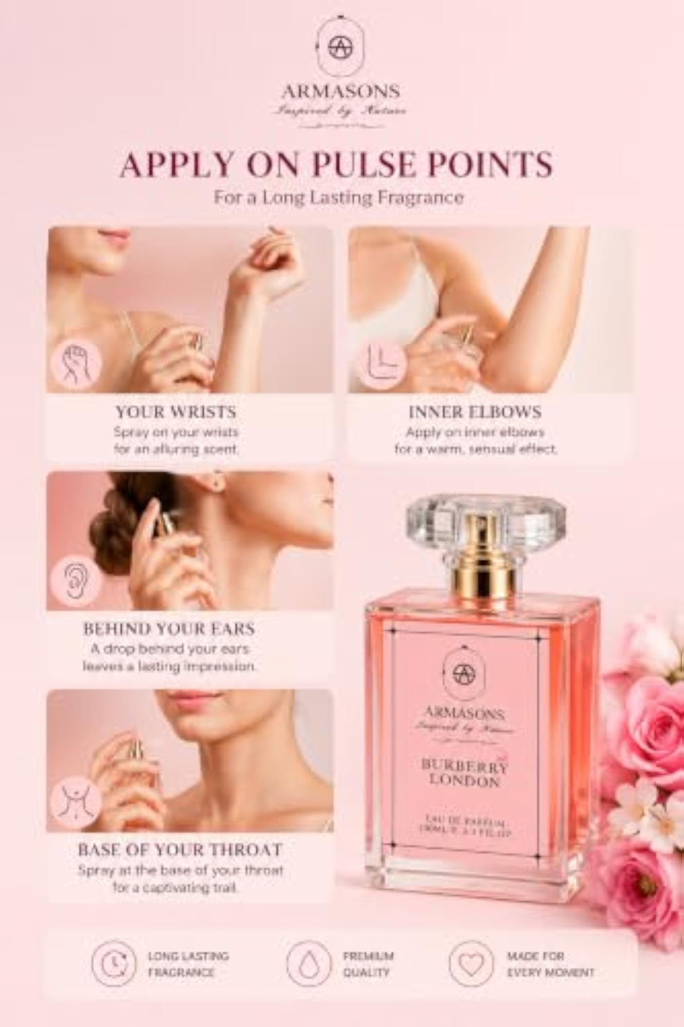 Armasons Luxury Perfume for Women, 100ml