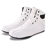 APLICACIÓN: Los zapatos de lucha son adecuados para competiciones de boxeo, entrenamiento, lucha libre, artes marciales, boxeo tailandés, fitness, deportes de tiro, deportes de interior, fitness y culturismo, artes marciales, autodefensa, juegos, masajes de salud, movimientos de baile, etc.