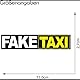 2 x Aufkleber Faketaxi 13x2,7cm Funsticker Fake Taxi Driver Fun Aufkleber Hologramm Oilslick Sticker für Auto Motorrad Bus Wohnwagen Kfz Zubehör R103 (Normal)