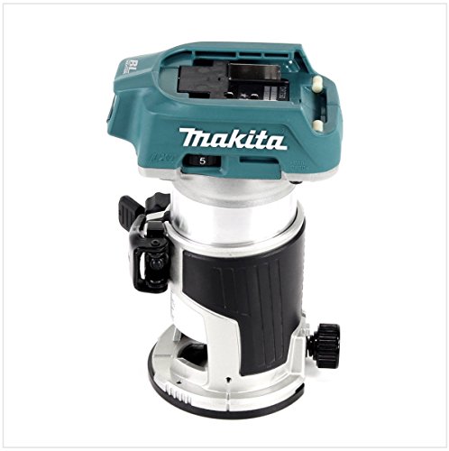 Makita DRT 50 Y1J Fraiseuse multifonction sans fil 18V brushless + 1x Batterie 1.5Ah + Coffret Makpac sans chargeur - vue 3