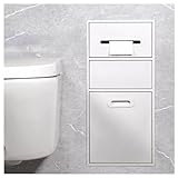 Uso versatile: questo acciaio inossidabile è perfetto per bagno, cucina, soggiorno, camera da letto, bar, armadio, ufficio e hotel. Si fonde perfettamente con vari stili di stanza e può essere facilmente abbinato ad altri apparecchi, migliorando il design degli interni fornendo opzioni di archiviazione funzionali per il tuo spazio.
