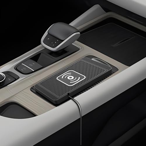 Alfombrilla carga rápida antideslizante VW Polo Mk5 soporte móvil coche 8