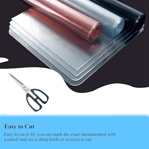 Tapis de protection transparent en plastique 1mm pour sol et moquette 0.7x4m