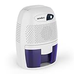 Senelux Powerful 500ML Mini Portable Best Quiet Air Dehumidifier Small Dehumidifier Efficient and Stable, Home Damp, Portable Moisture Absorber for Small Rooms,Bathroom,Basement,Home,Bedroom