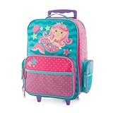 Stephen Joseph Kids Classic Rolling Luggage, Kids Luggage, Toddler Rolling Travel Carry On, Kids Suitcase with wheels,