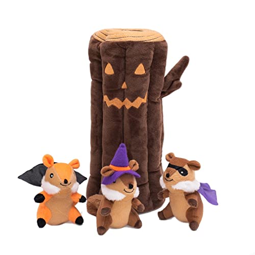 ZippyPaws Halloween Burrow - Haunted Log