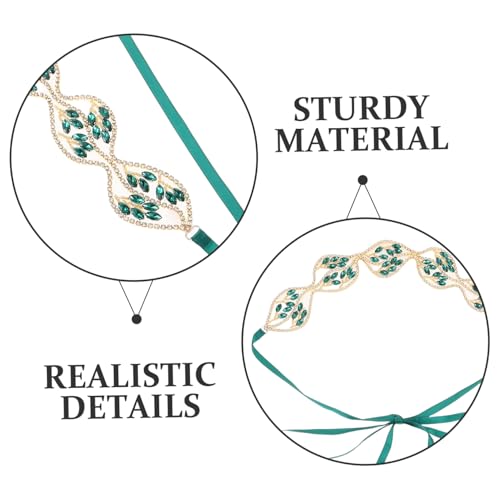 Ceinture de mariage verte ajustable et légère VANZACK