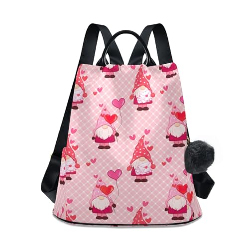 Sac à dos Saint Valentin rouge rose antivol avec sangles souples