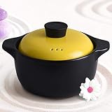 Ceramic pot Applicable: saucepan with lid Suitable for gas, oven, ceramic electric cooker, microwave oven Prohibit use on induction cooker