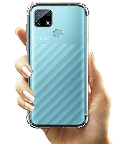 Image of Case Compatible with Realme Narzo 30A(Silicone /Transparent)