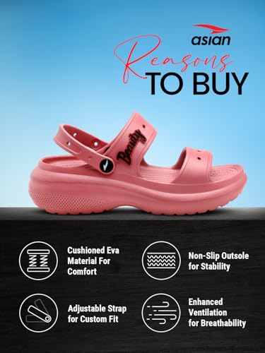 Image of ASIAN Women's Casual Daily Used Clogs Sandal With Ultra Soft Home Clogs For Women's & Girl's