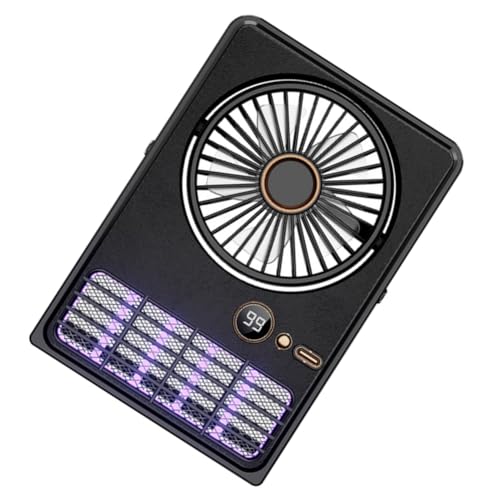 Lámpara eléctrica con ventilador 2 en 1 y carga USB de alta autonomía 6