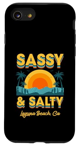 Sassy And Salty ���O�i �r�[�` �J���t�H���j�A ���g�� �g���s�J�� �X�}�z�P�[�X iPhone SE (2020) / 7 / 8 �p