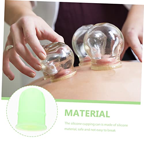 Juego de Herramientas de Ventosas de Silicona 4 Piezas para Terapia, Masaje y Tratamiento Facial y Corporal Completo Portátil miniatura 6