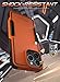 Poetic Neon Case Compatible with iPhone 14 Pro Max, Dual Layer Rugged Slim Shockproof Drop Protection Orange
