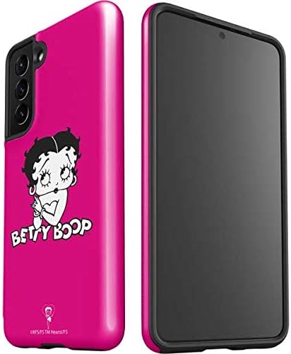Skinit Pro Phone Case Compatible with Galaxy S21 5G - Officially Licensed Betty Boop Pink Background Design