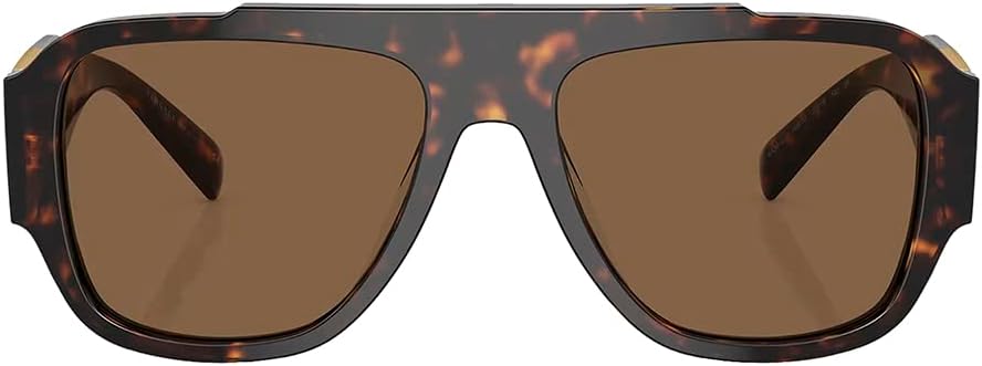 Versace VE 4436U 108/73 Havana Plastic Pillow Sunglasses Brown Lens