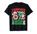 I Survived 67 Days of School Christmas Candy Cane Six Seven T-Shirt