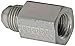 Eaton Weatherhead C5255X6 Carbon Steel SAE 37 Degree (JIC) Flare-Twin Fitting, Adapter, 1/4" NPT Female x 3/8" JIC Male (Pack of 4)