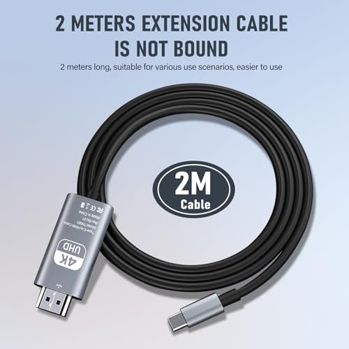 Adaptateur Thunderbolt vers HDMI 4K fluide pour MacBook Air M2