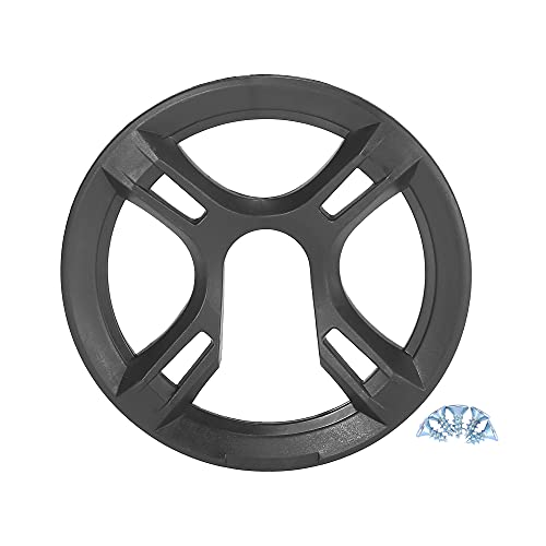 X AUTOHAUX Kettenschutz Fahrrad 42 Zähne Kettenschutzring 4 Löcher Kettenschutzscheibe Fahrrad Kurbelgarnitur Kettenradabdeckung Schutz 9,7–10,7 cm