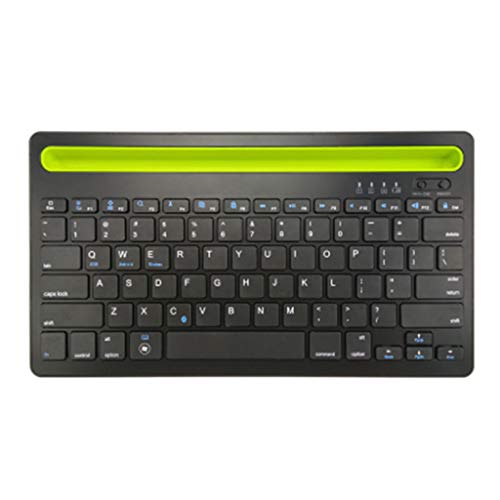 Kabellose Bluetooth Tastatur,Ultra Dünn Wiederaufladbare Tastatur Kompatibel mit Apple iPad Air, iPad 4/3/2, iPad Mini 4, iPhone, Galaxy Tab,