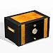 YFQHDD Umidificatore per sigari in Legno di Cedro Portasigari da Viaggio Grande Scatola per sigari da Viaggio Accessori per Tabacco con umidificatore Igrometro
