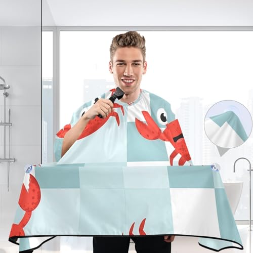 Capa para barbero impermeable y ajustable para hombre miniatura 6