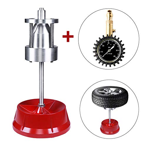 VI-CO Portable Bubble Wheel Balancer W/Tire Pressure Gauge, Static Balancing Machine Tire Balancer