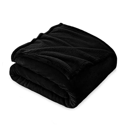 Coperta Flanella Nero 130x160 cm