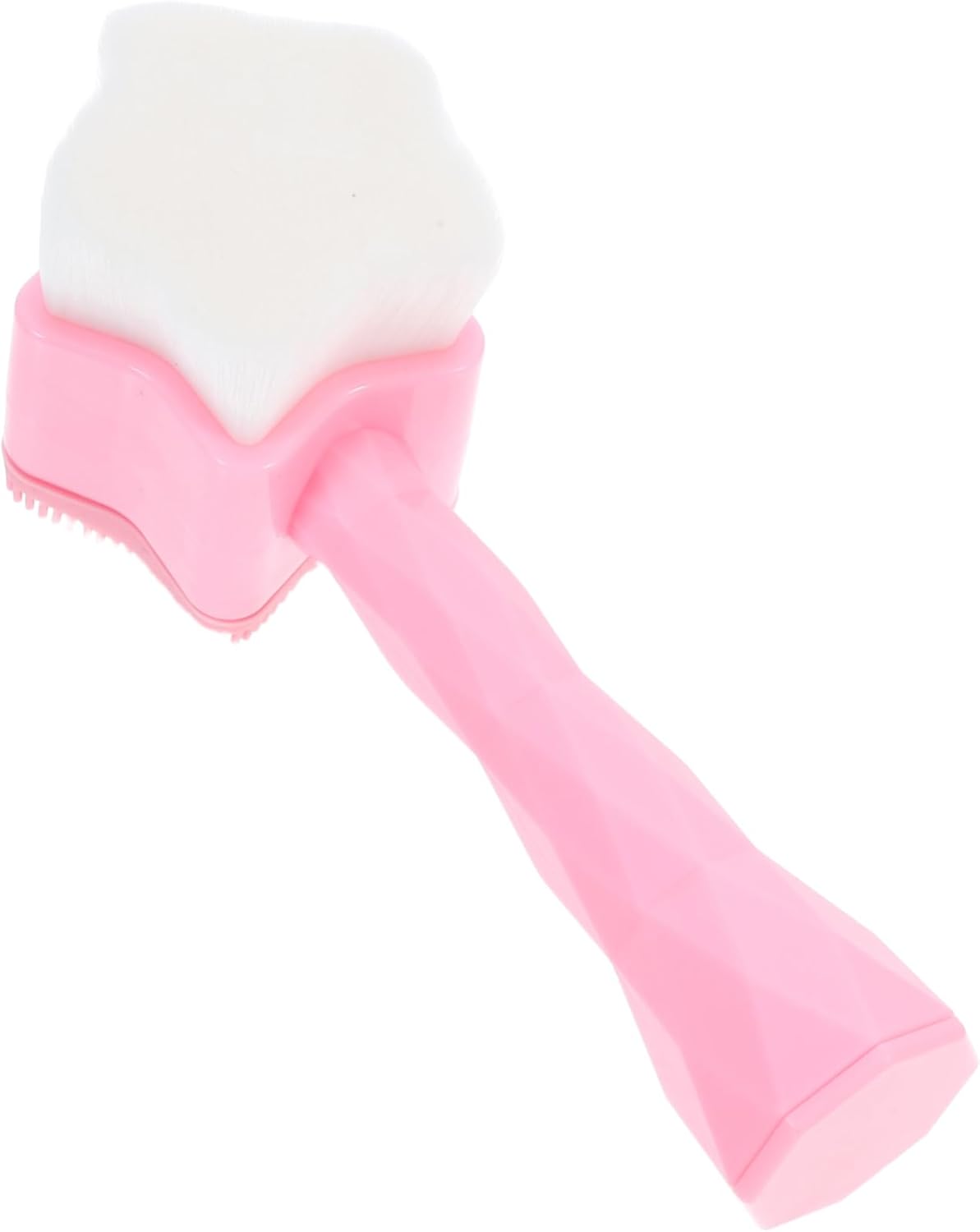 VALICLUD Portable Facial Cleansing Brush Soft Silicone Manual Face Scrubber for Women Gentle Skin Massage Tool Durable Plastic Material Lightweight for Home and Travel Use Random Color