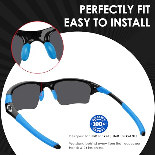 Image of BLAZERBUCK Replacement Sock Kits Earsocks & Nosepieces for Oakley Half Jacket XLJ Sunglass