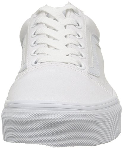 Vans Vans Adult Unisex Old Skool Shoes, Size 6/7.5, Color (W00) True White