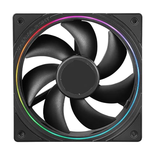 Ventilateur de châssis TL-S12R-W inversé 120mm RGB refroidisseur air CPU