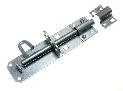 Verrou Brenton pad targette de verrouillage 150mm BZP en lot de 2 pour porte