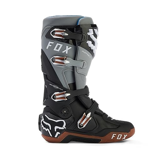 FOX RACING Botas de moto Instint, preto/cinza, 39