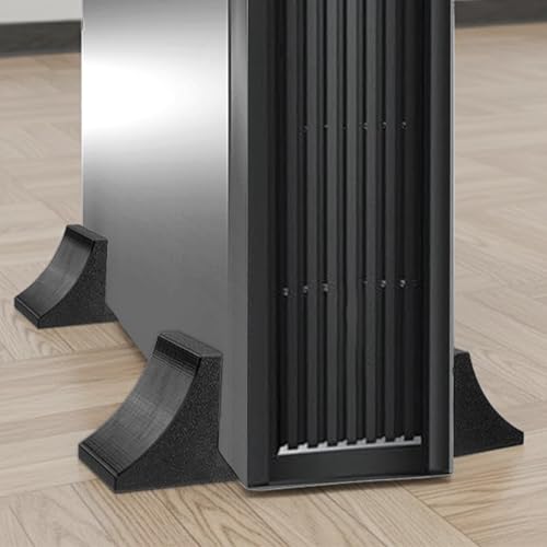 Heavy Duty Floor Stand Compatible with APC UPS SMT2200RM2U, Sturdy Vertical Base Converter for 2U Rackmount Equipment & Battery Backup Units
