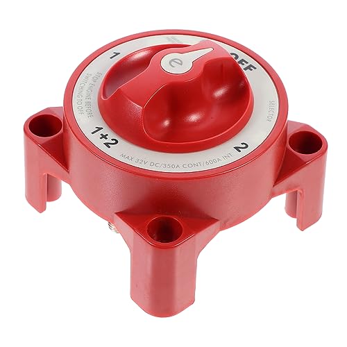 Mobestech 600a Car Battery Disconnect Switch Dual Battery Isolator Cut off Switch for Rv Yacht